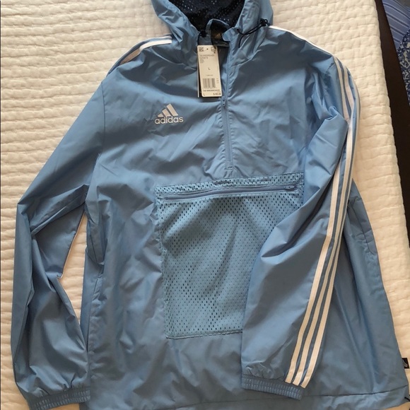 adidas windbreaker with front pocket